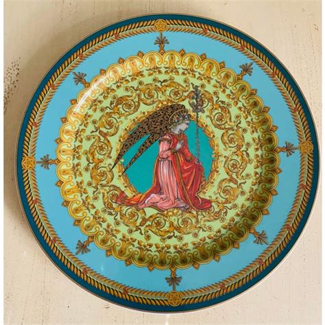 versace teller erzengel gabriel|Versace for Rosenthal L’ange Gabriel Collectors Plate, 1995.